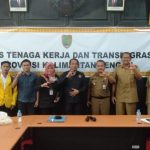 Tim 3 Visitasi di Dinas Tenaga Kerja dan Transmigrasi Provinsi Kalteng